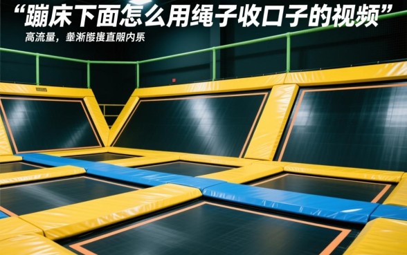 蹦床下面怎么用绳子收口，蹦床收口绳子怎么系视频教程