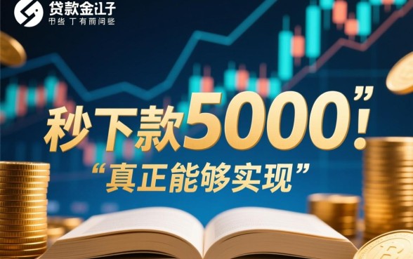 秒下款5000的贷款口子有哪些，哪个容易通过？