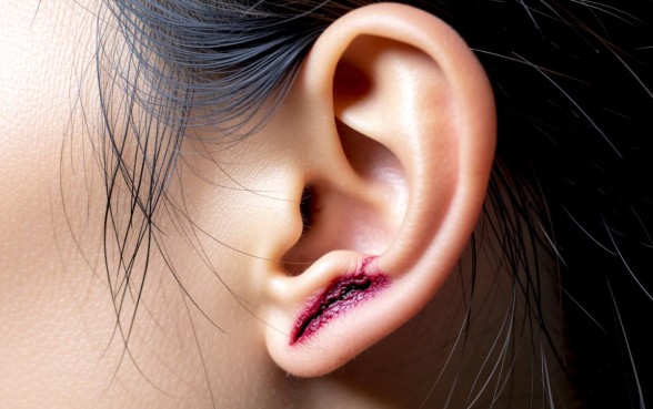 耳朵下边有口子像是割的怎么回事，耳朵裂口是什么原因