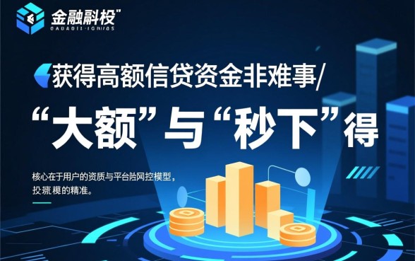 最高20万稳定的大额秒下的口子靠谱吗，哪里申请容易通过