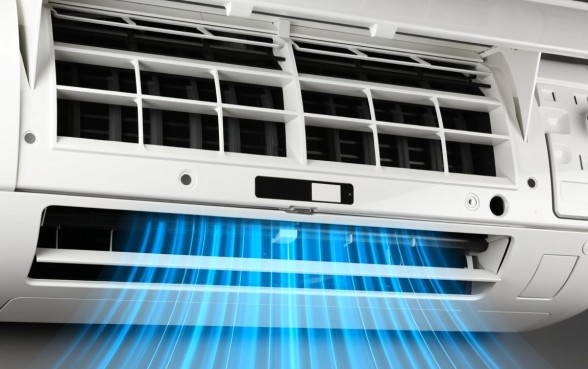 空调扇的口子为什么下面没风，空调扇下面不出风怎么回事