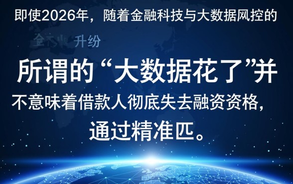 大数据花了能下款的口子2026有哪些，大数据花了还能下款吗？