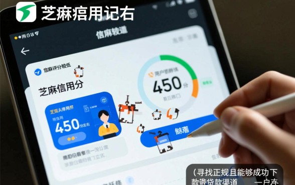 双黑芝麻粉450可以下款吗，芝麻分450能下款的口子有哪些？