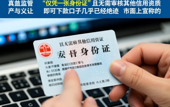 现在还有身份证下款的口子吗，哪里可以借到钱不用征信