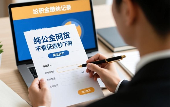 纯公积金网贷不看征信能下吗，有哪些秒下款的口子