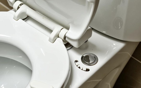 马桶盖上的小口子怎么拆除下来啊，马桶盖按钮盖怎么拆