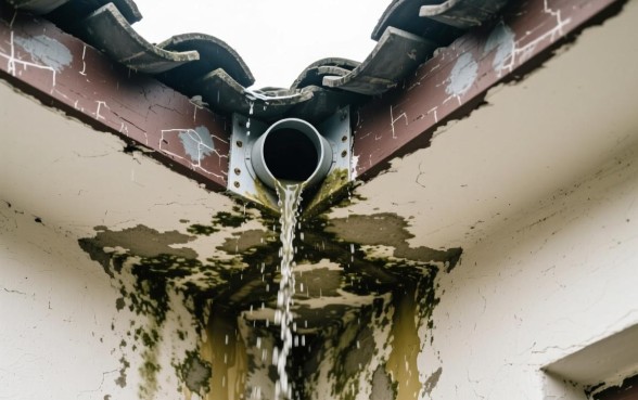 屋顶下水口渗水怎么处理，屋顶漏水怎么维修最有效？