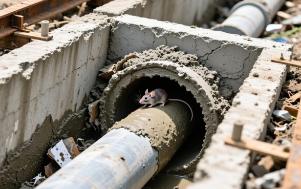 怎么用水泥堵住下水道口子，下水道漏水怎么封死？
