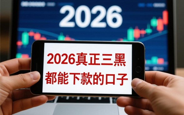 2026真正三黑都能下款的口子？2026三黑下款口子靠谱吗？