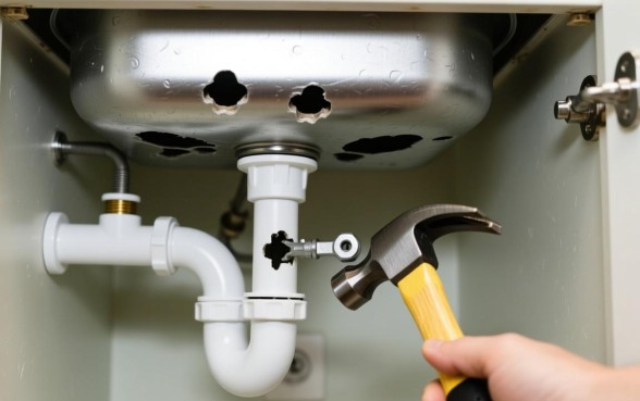 厨房包的下水管怎么凿开一个口子，下水管开孔要注意什么