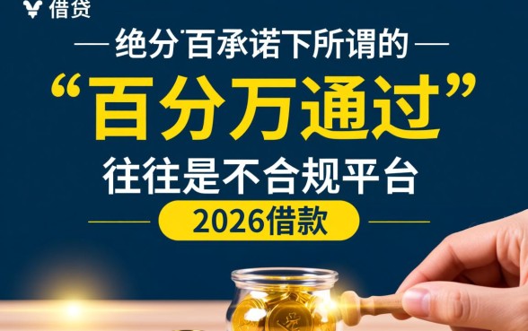 2026借款新口子百分百能下款吗，2026年有哪些容易下款口子