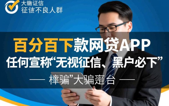 百分百下款的网贷app黑户是真的吗，有哪些平台？