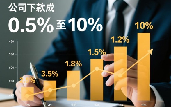 金融公司下款提成比例是多少，一般怎么算？