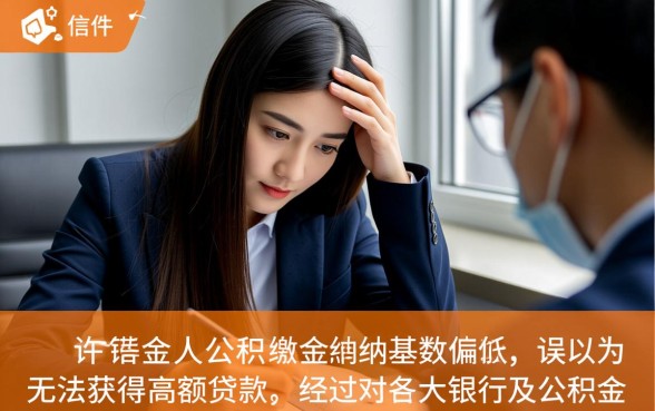 最新公积金贷款口子真的无视基数吗？基数低怎么申请贷款？