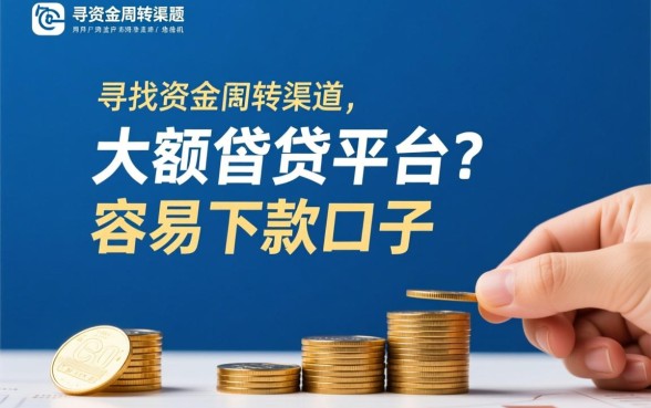 大额借贷平台容易下款口子有哪些，2026哪个平台通过率高