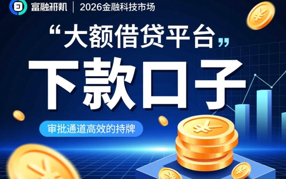 大额借贷平台容易下款口子有哪些，正规大额贷款哪个容易通过