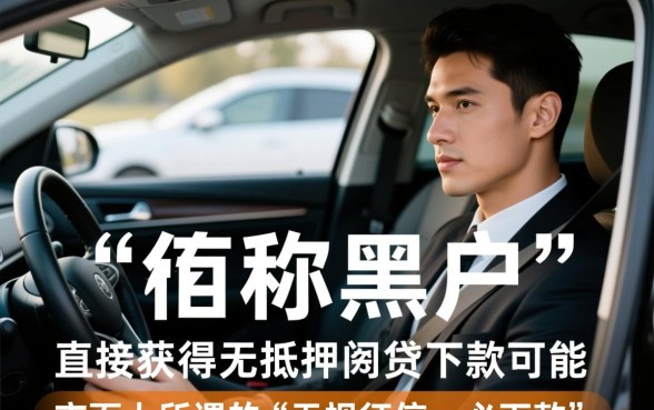 车主借款网贷黑户有下款的口子吗