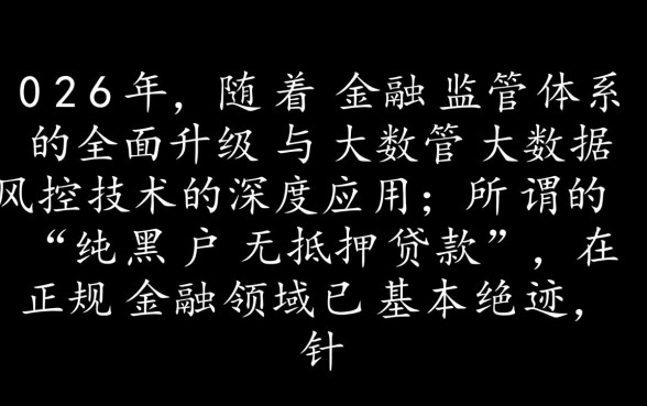 2026黑户能下款的口子有哪些，真的不查征信吗？