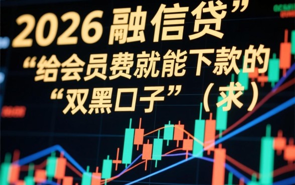 给会员费就能下款的黑口子是真的吗，2026秒下款的黑口子有哪些