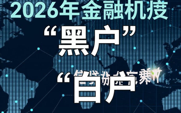 2026年黑白户能下的贷款口子有哪些？哪里可以借到钱？