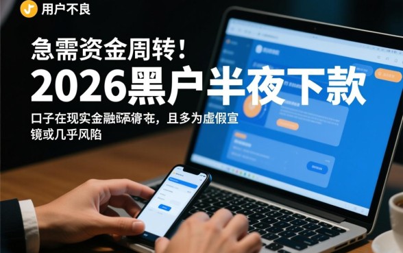 2026黑户半夜下款的口子有哪些？黑户秒批贷款是真的吗？