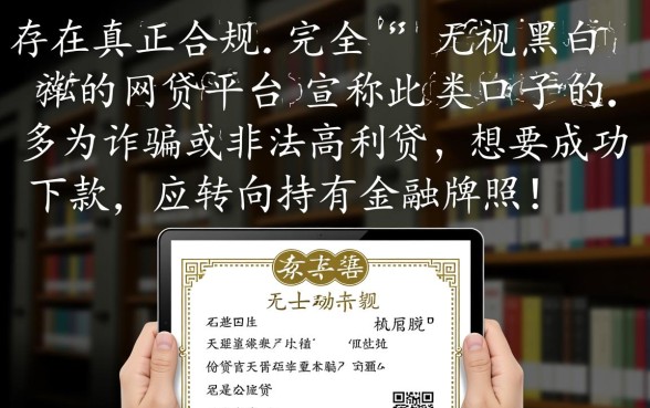 网贷平台哪些好下款无视黑白口子，哪个容易通过？