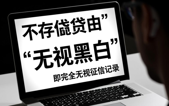 最近下款口子叫什么名字，无视黑白的口子有哪些