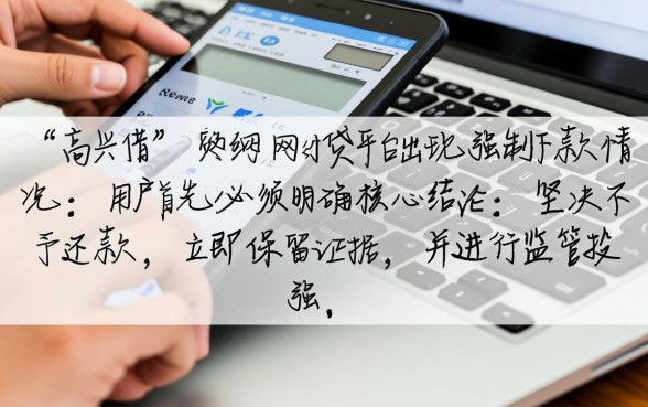 高兴借强制下款处理方法是什么