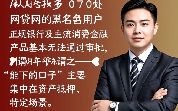 网贷黑名单能下的口子有哪些，2026最新不看征信的口子有哪些