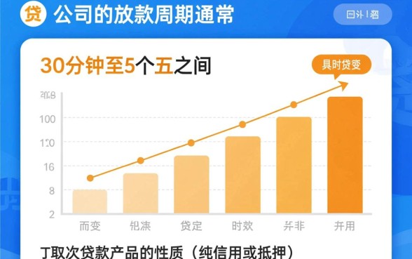 小额贷款公司的放款周期是多久，申请后最快多久能到账