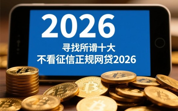 十大不看征信正规网贷2026有哪些，不看征信的平台怎么申请