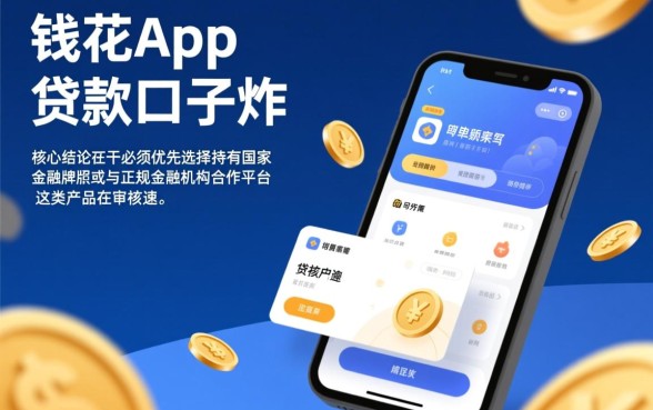 类似钱花app一样的贷款口子有哪些？2026好下款的借钱软件