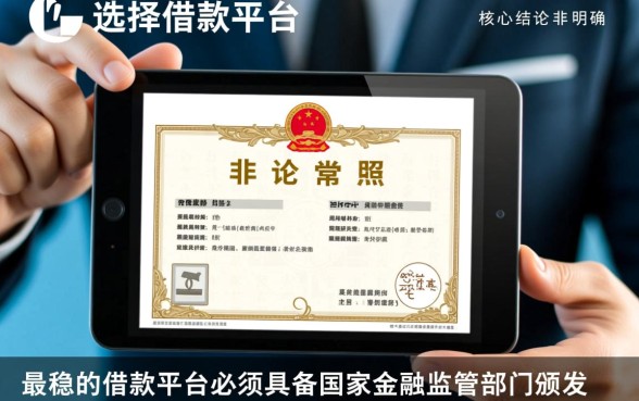 网上借款平台哪个比较稳一点，2026正规安全排名推荐？