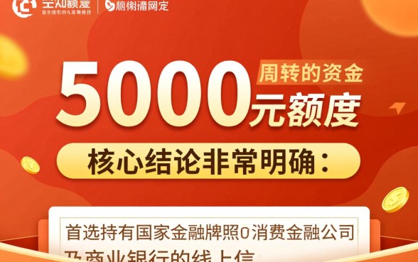 五千到一万好下款的网贷口子，哪个容易通过？