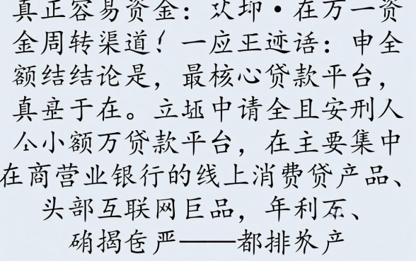 容易申请的小额贷款平台有哪些，正规下款快的小额贷款怎么申请