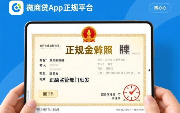像微商贷app一样的正规平台有哪些？哪个安全靠谱？