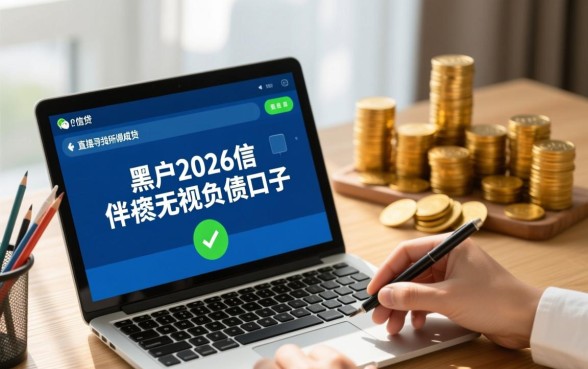 黑户2026微信无视负债口子有哪些，怎么申请秒通过？