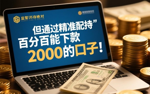 百分百能下款2000的口子是真的吗，哪里有这种口子？