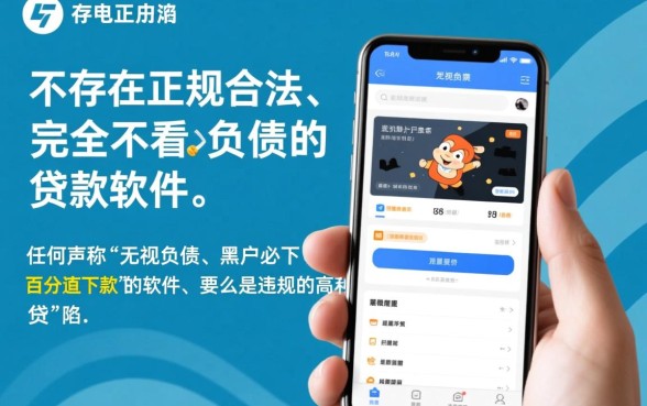 有没有真的不看负债的贷款软件，不看负债的贷款怎么下款