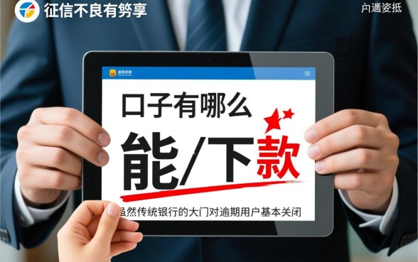 征信不良能下款的口子有哪些，2026不看征信容易通过的贷款