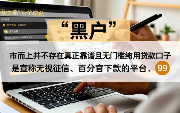 求黑户也能下的口子有哪些呢，黑户必下款的口子有哪些