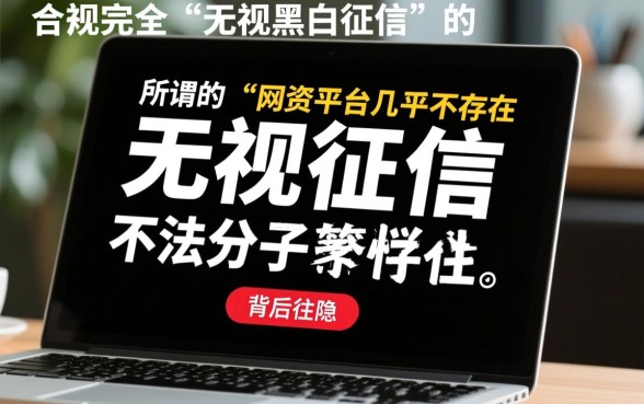 无视黑白征信的小额网贷有哪些，2026容易通过的平台