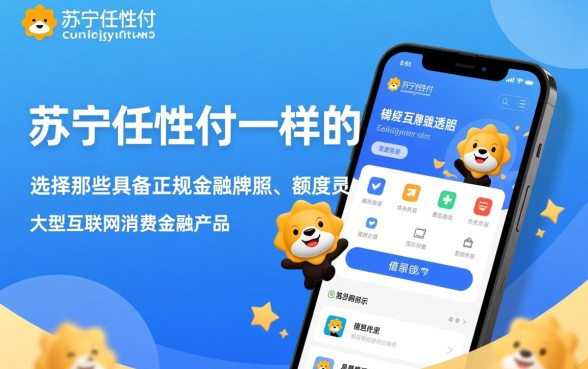 类似苏宁任性付一样的借钱软件有哪些，哪个额度高？