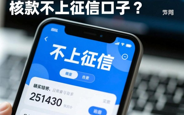 不上征信的贷款口子有哪些，好下款的不上征信的口子有吗