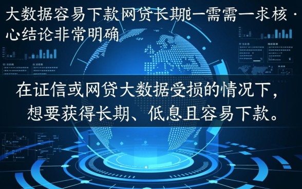 大数据花了容易下款的网贷有哪些，大数据花了怎么借？