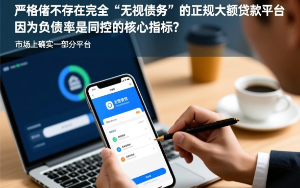 不看债务的大额贷款平台有哪些，不看负债的大额贷款怎么申请最快