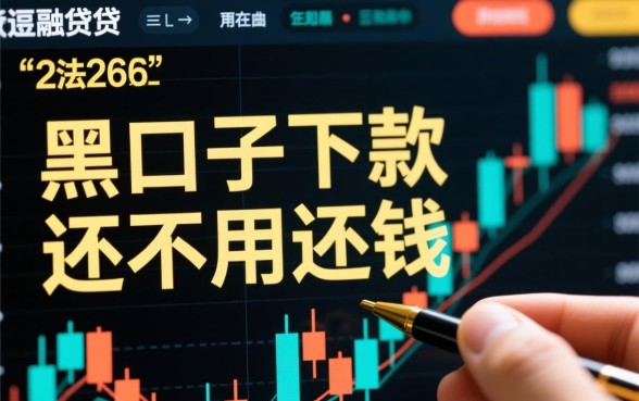 什么叫黑口子下款还不用还钱，黑口子下款真的不用还吗