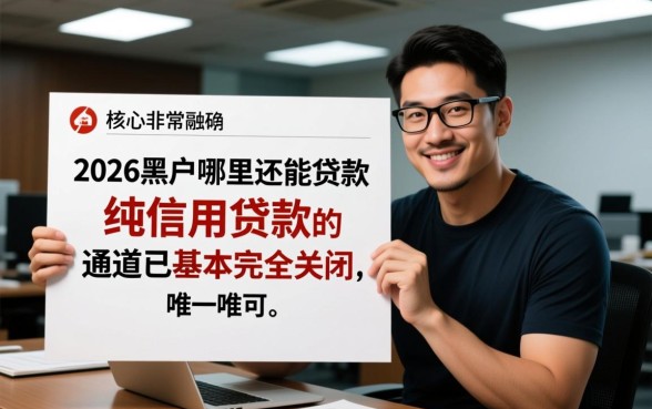 2026年黑户哪里还能贷款呢，黑户贷款不查征信哪里能下款