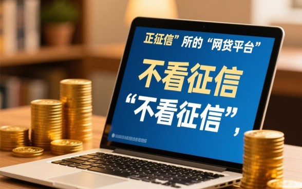 哪几种网贷不看征信的网贷平台，征信花了能下款吗？