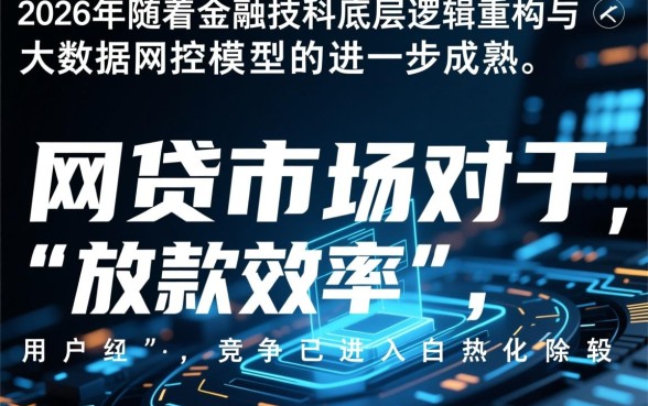 放款速度快的网贷口子都有哪些，2026年哪些网贷口子秒下款